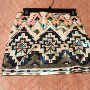 NWT |Express | Sequin Skirt | Sz S